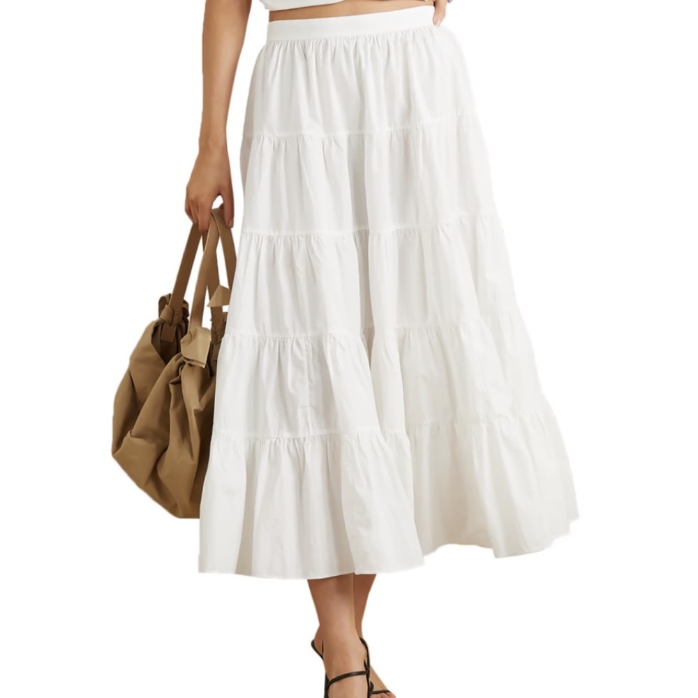 Ulla Johnson White Maxi Skirt
